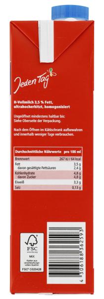 Jeden Tag H-Milch 3,5%